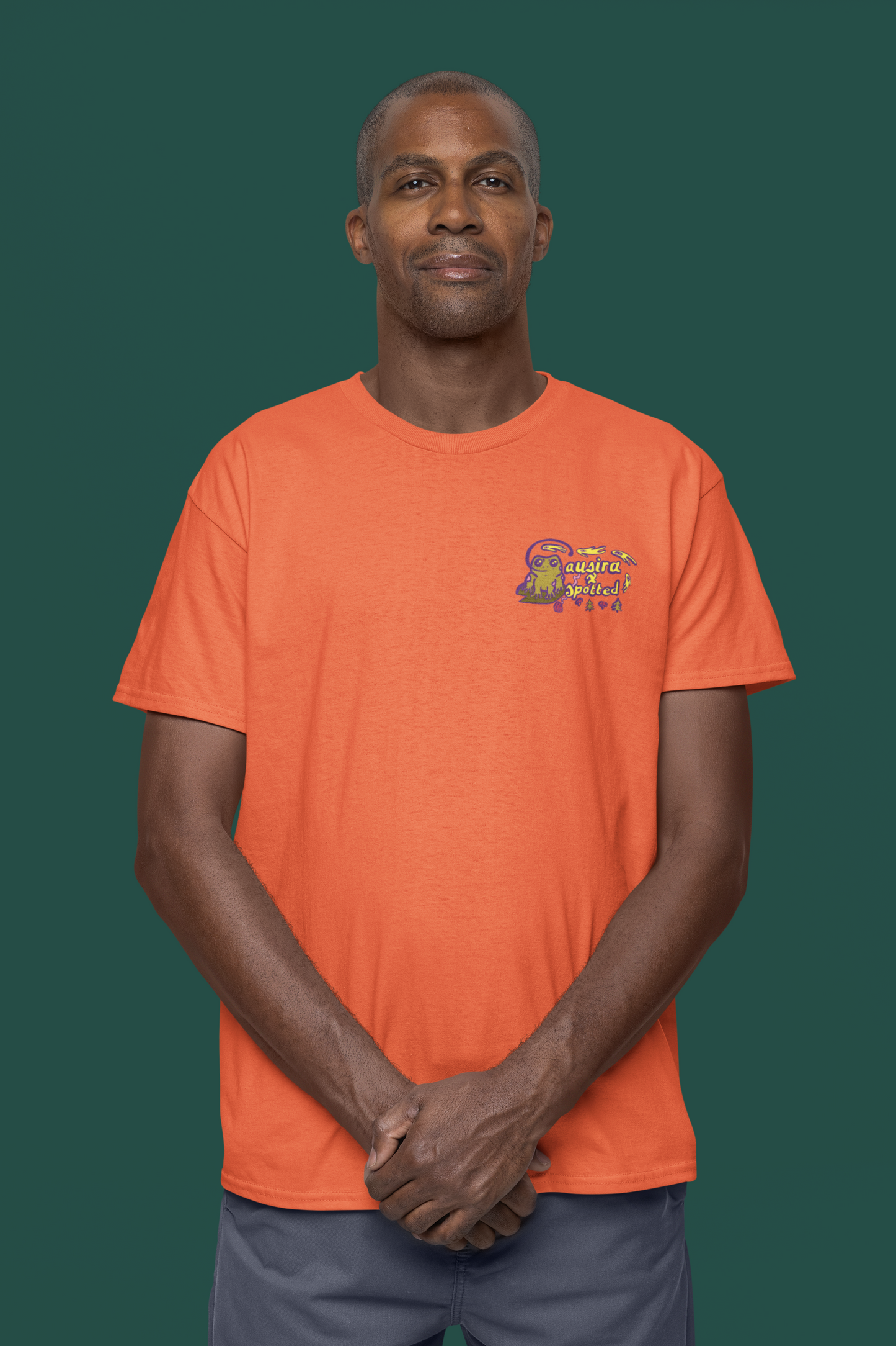 AUSIRA x SPOTTED | COTTAGE CORE TEE ORANGE